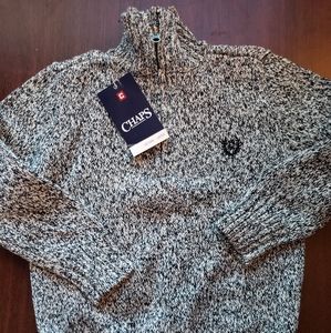 Chaps boys gray sweater
